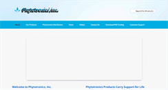 Desktop Screenshot of phytotronics.com